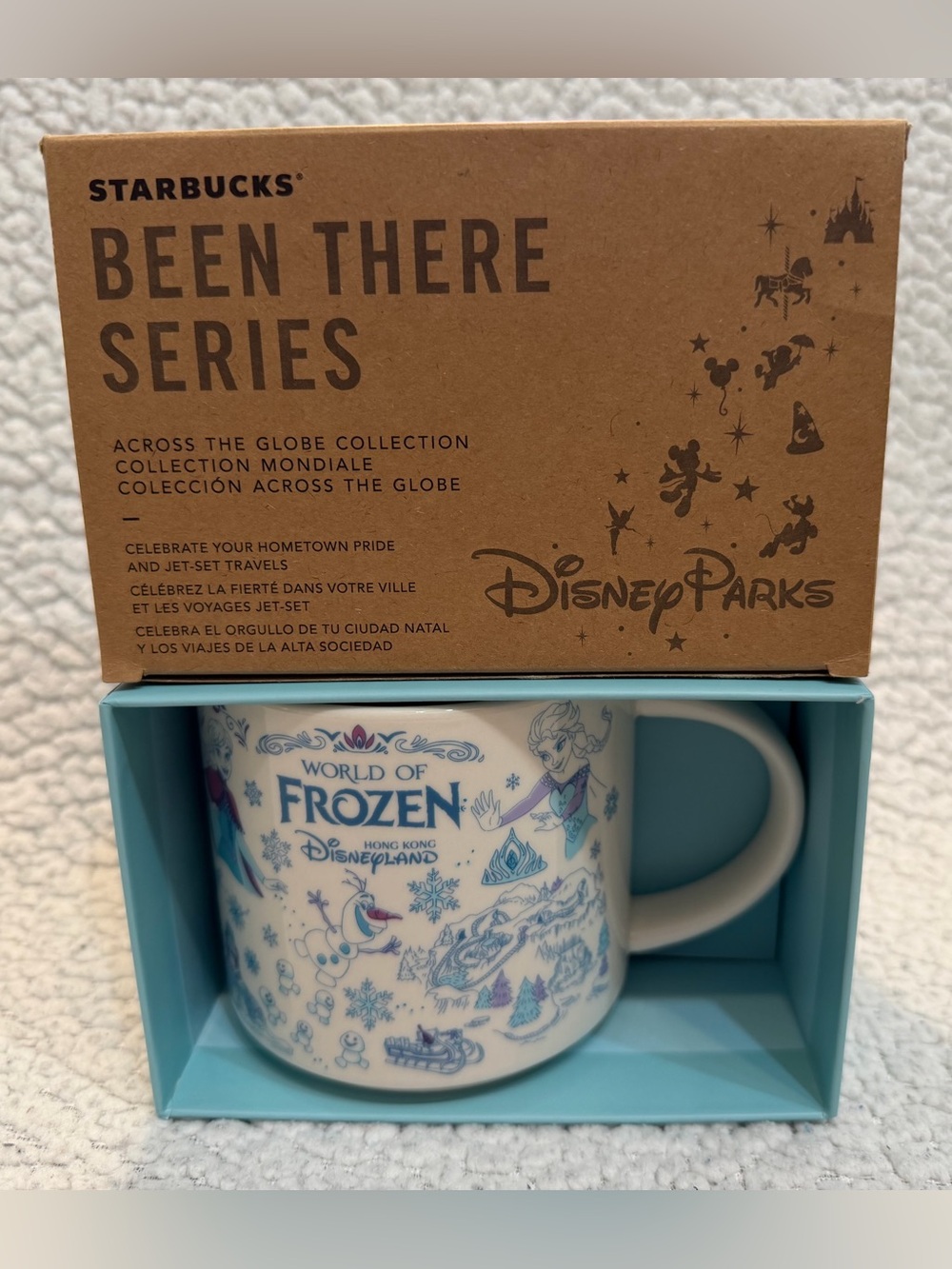 Starbucks Been There Series – World of Frozen Hong Disneyland 14 oz. Mug. NIB